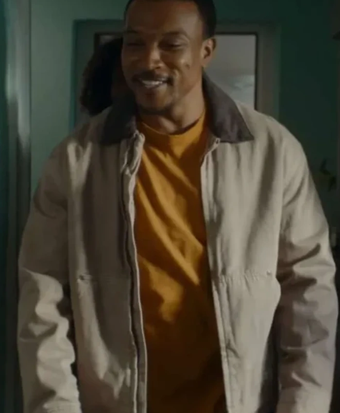 Missing You Ashley Walters OFF White Cotton Jacket