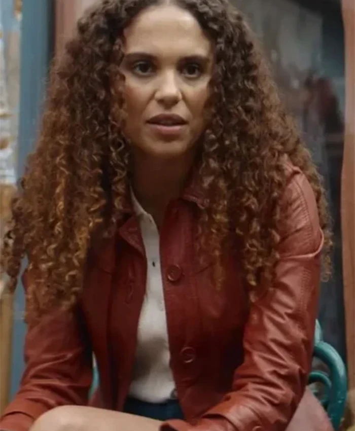 Missing You Stacey Embalo Leather Coat
