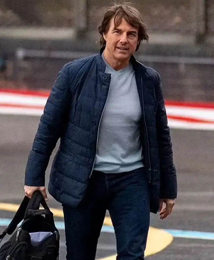 Mission Impossible 8 Ethan Hunt Blue Puffer Jacket
