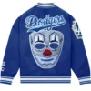 Mister Cartoon X LA Dodgers Starter Clown Face Blue Jacket