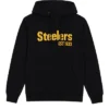 Mitchell Ness X Pittsburgh Steeler Ireland Black Hoodie