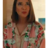 Molly Novak Loot S03 Maya Rudolph Rose Printed Sink Satin Robe