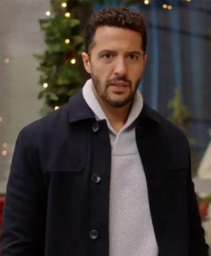 Moms Christmas Boyfriend Zach Smadu Blue Peacoat