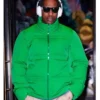Moncler X ASAP Rocky Rally Short Down Green Puffer Jacket