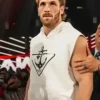 Monday Night RAW Logan Paul White Sleeveless Hoodie