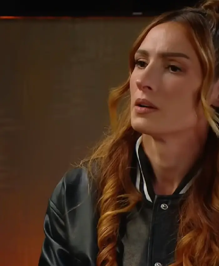 Alternative view of Monday Night Raw 2026 Becky Lynch Leather Jacket