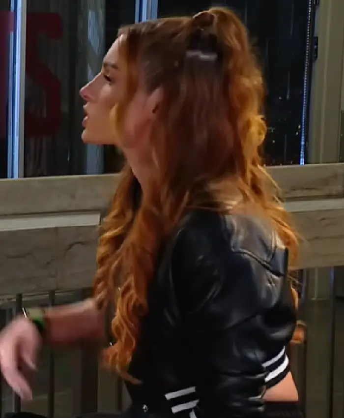 Monday Night Raw 2026 Becky Lynch Leather Jacket - Image 5