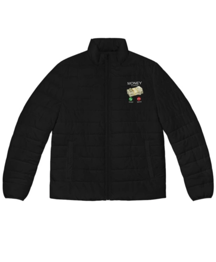 Money Calling Puffer Jacket - Image 2