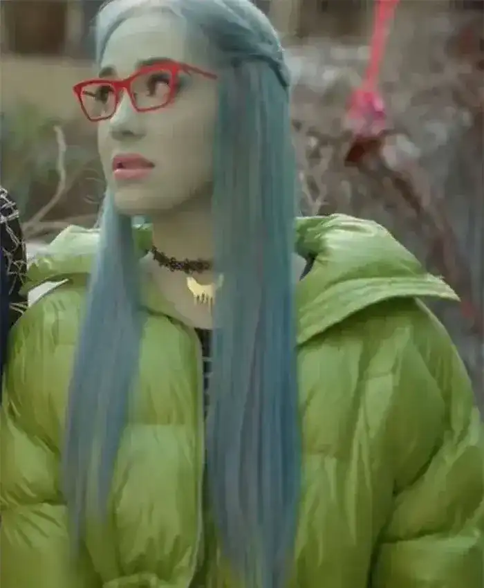 Monster High 2 Lilah Fitzgerald Puffer Green Jacket
