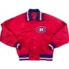 Montreal Canadiens 90s Red Varsity Jacket