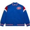 Montreal Canadiens Heavyweight Royal Blue Varsity Jacket
