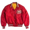 Montreal Canadiens NHL 90s Hockey Red Varsity Jacket