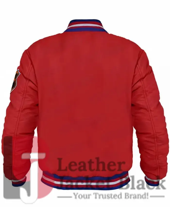 Montreal Canadiens Red 80s Varsity Letterman Jacket