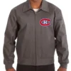 Montreal Canadiens Workwear Charcoal Bomber Jacket