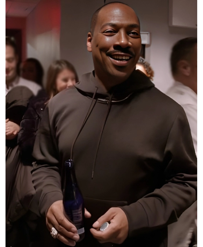 Movie Being Eddie 2025 Eddie Murphy Black Simple Hoodie