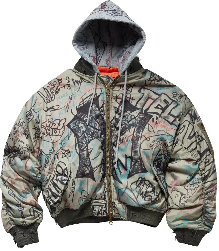 Mowalola Graffiti Bomber Jacket