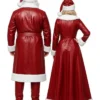 Mr And Mrs Santa Claus Red Leather Costume