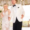 MrBeast Wedding White Suiting Blazer