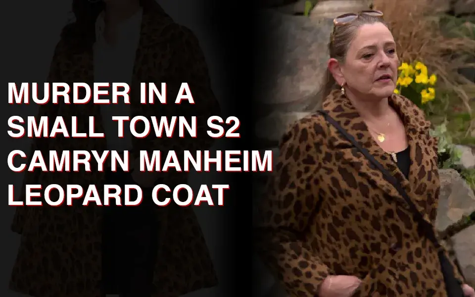 Murder In A Small Town S2 Camryn Manheim Leopard Coat