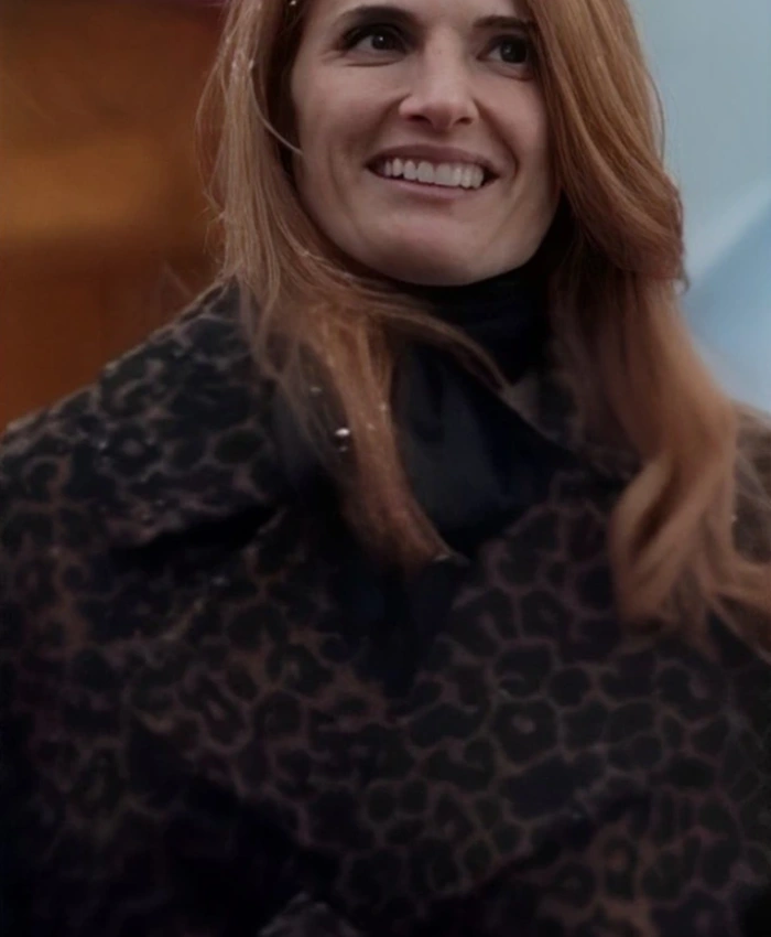 Murder In A Small Town Stana Katic Print Coat