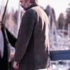 Murder In A Small Town Karl Alberg Green Suede Jacket