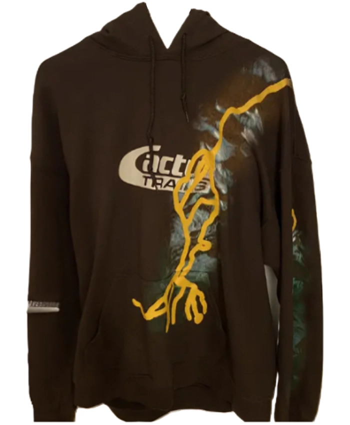 Murder In A Small Town S02 Brown Printed Hoodie