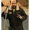 Murray Bauman Stranger Things 2025 Brett Gelman Green Cotton Jacket