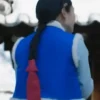 My Dearest Yoo Gil Chae Blue Shearling Vest