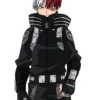 My Hero World Heroes Shouto Todoroki Black Leather Jacket 1