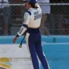 NASCAR Cup Series Ryan Blaney Blue And White Jumpsuit