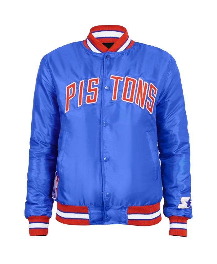 NBA 90s Detroit Pistons Blue Jacket