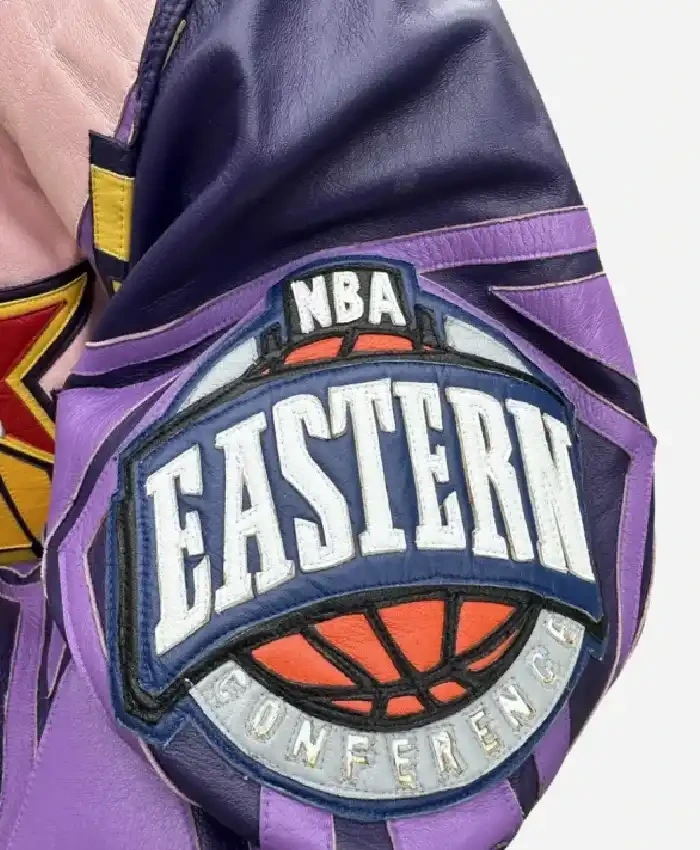 NBA All Star 2004 Los Angeles Jeff Hamilton Leather Bomber Jacket
