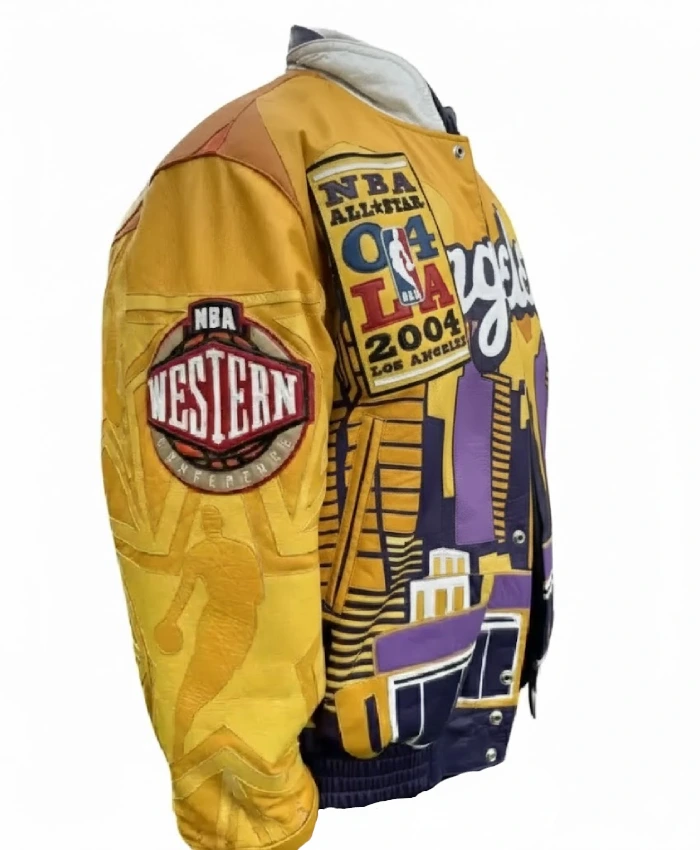 NBA All Star 2004 Los Angeles Jeff Hamilton Leather Jacket For Sale