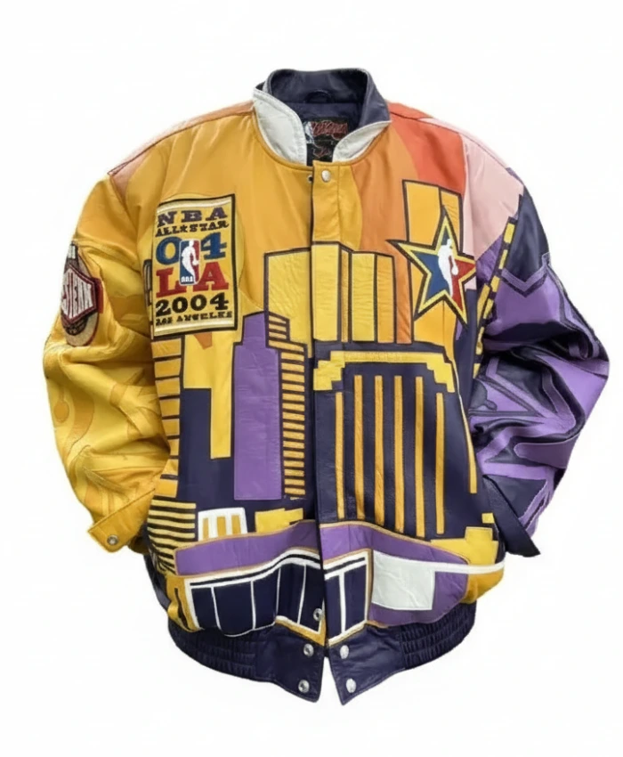 NBA All Star 2004 Los Angeles Jeff Hamilton Leather Jacket