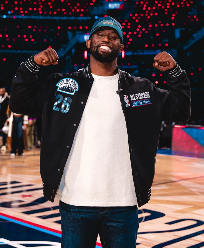 NBA All Star 2026 Siya Kolisi Black Varsity Jacket For Men And Women