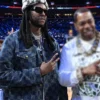 NBA All Star Game 2026 Burna Boy Denim Jacket