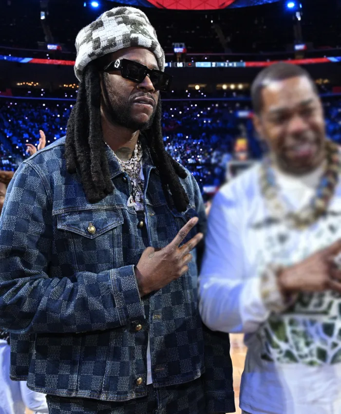 NBA All Star Game 2026 Burna Boy Denim Jacket