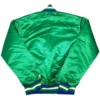 NBA Dallas Mavericks Green Satin Jacket Back