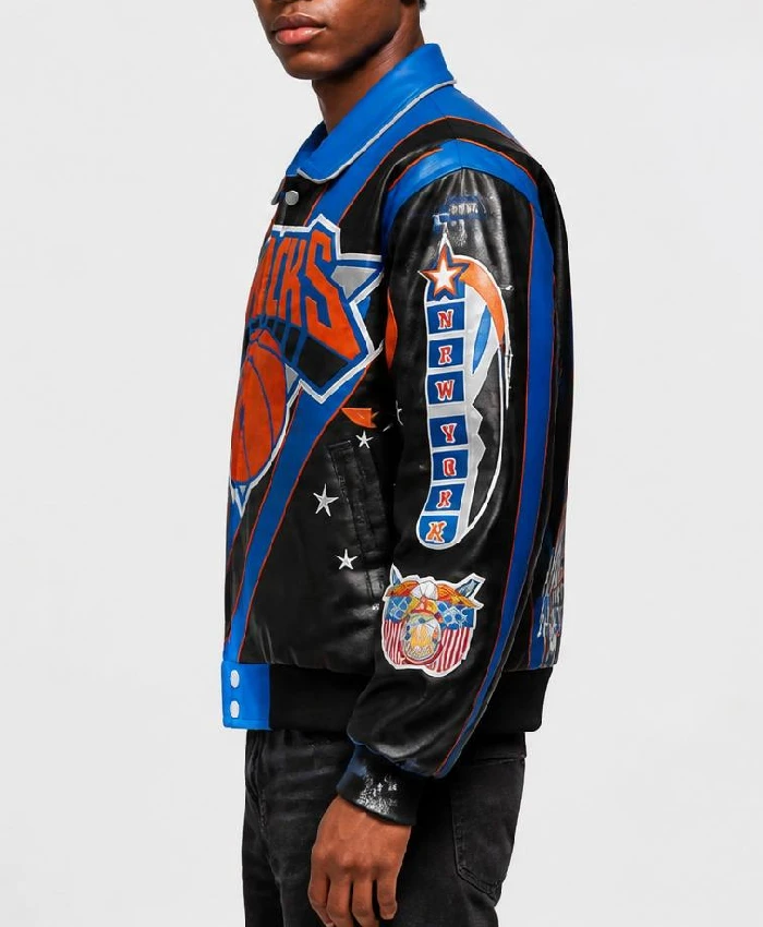 NBA New York Knicks Leather Jacket