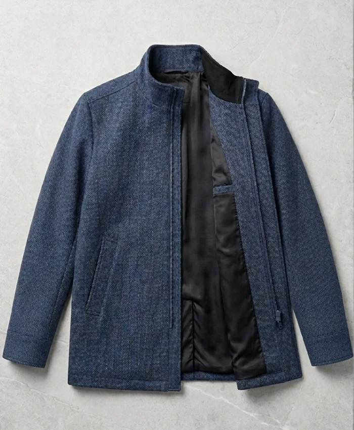 Alternative view of NBA YoungBoy Blue Wool Coat