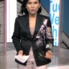 NBC News Daily Vicky Nguyen Black Floral Blazer