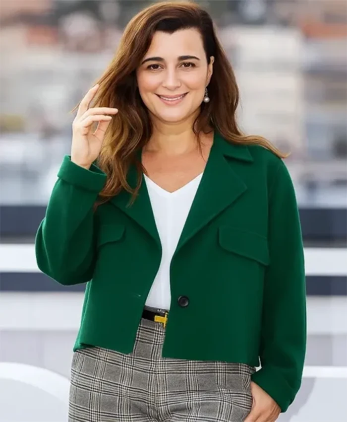 NCIS Tony And Ziva S01 Cote De Pablo Green Jacket
