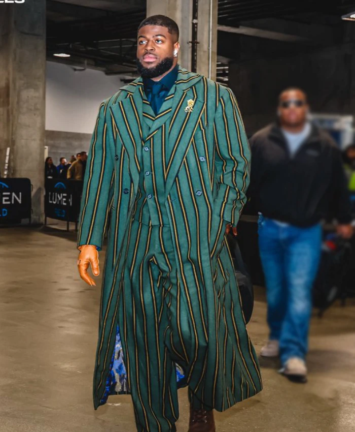 NFC 2026 Jared Verse Rams Green Trench Coat
