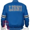 NFL 80s Detroit Lions Sky Blue Varsity Jacket For Men And Women