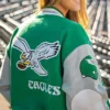 NFL 90s Philadelphia Eagles Letterman Varsity Green Jacket For Men And Women