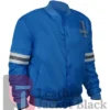 NFL Detroit Lions 80s Sky Varsity Jacket Blue