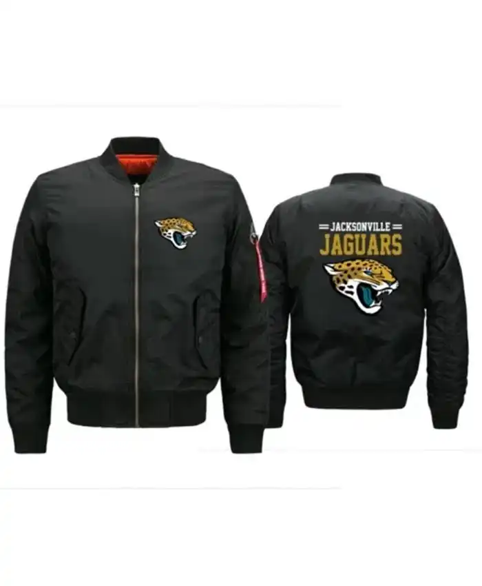 NFL Jacksonville Jaguars Military Black Jacket