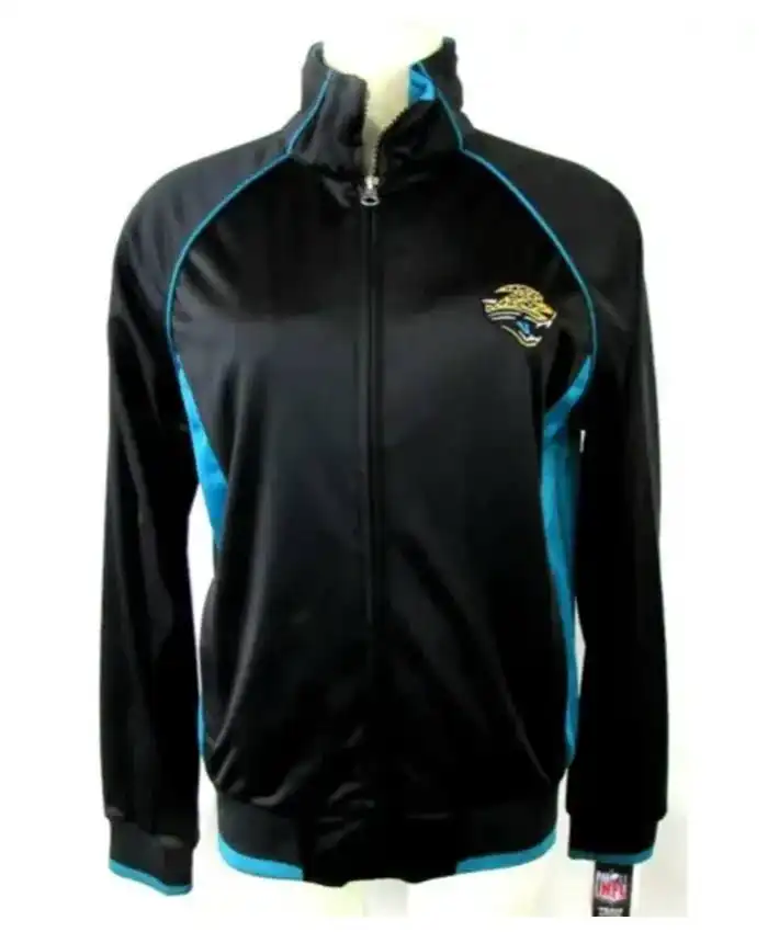 NFL Jacksonville Jaguars Track Black Jacket