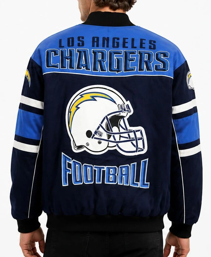 NFL Los Angeles Chargers Josiah Printed Bomber Jacket Men