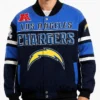 NFL Los Angeles Chargers Josiah Printed Bomber Jacket Mens
